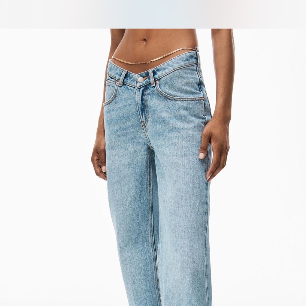 Women’s BNWT Alexander Wang Blue Straight Leg Chain Jeans (SOLD OUT SIZE!)